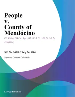 people v. county of mendocino book cover image