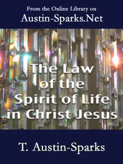 the law of the spirit of life in christ jesus book cover image