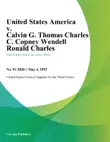 United States America v. Calvin G. Thomas Charles C. Copney Wendell Ronald Charles synopsis, comments