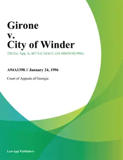 girone v. city of winder book cover image