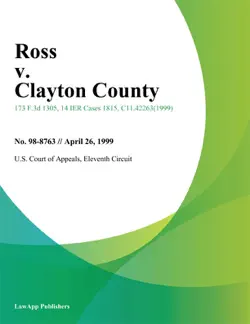 ross v. clayton county book cover image