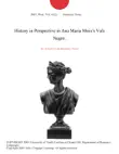 History in Perspective in Ana Maria Moix's Vals Negro. sinopsis y comentarios