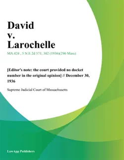 david v. larochelle book cover image