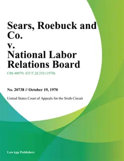 sears, roebuck and co. v. national labor relations board book cover image