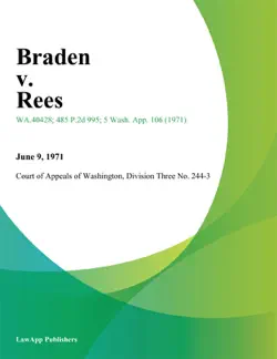 braden v. rees book cover image
