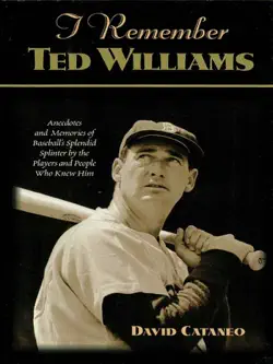 i remember ted williams book cover image