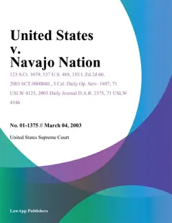 united states v. navajo nation book cover image