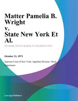 matter pamelia b. wright v. state new york et al. book cover image