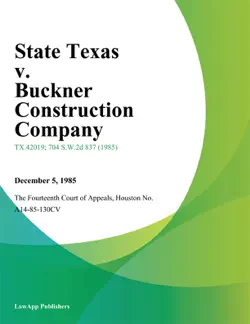 state texas v. buckner construction company book cover image