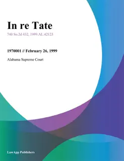 in re tate book cover image