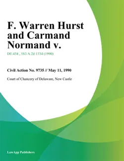 f. warren hurst and carmand normand v. book cover image