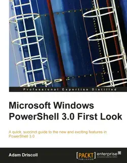 microsoft windows powershell 3.0 firstlook book cover image