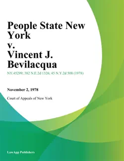 people state new york v. vincent j. bevilacqua book cover image