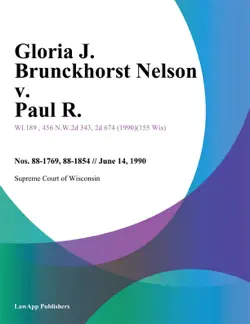 gloria j. brunckhorst nelson v. paul r. book cover image