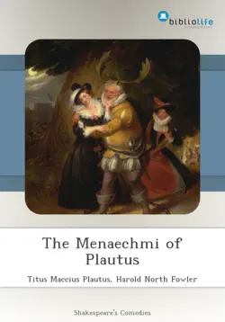the menaechmi of plautus book cover image