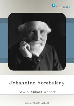 johannine vocabulary book cover image