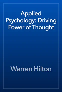 applied psychology: driving power of thought book cover image