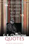 G. K. Chesterton Quotes synopsis, comments