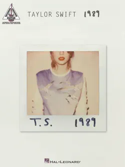 taylor swift - 1989 songbook book cover image