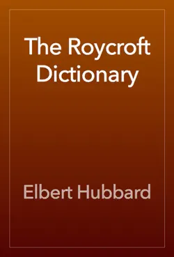 the roycroft dictionary book cover image