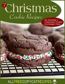 7 christmas cookie recipes for hosting a christmas cookie exchange party book cover image
