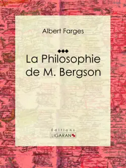 la philosophie de m. bergson book cover image
