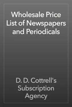wholesale price list of newspapers and periodicals book cover image