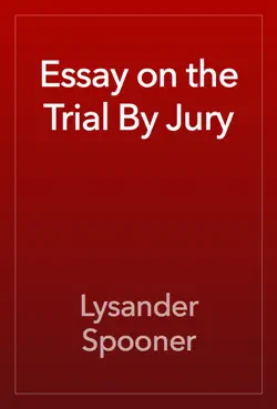 essay on the trial by jury book cover image