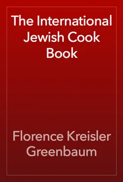 the international jewish cook book book cover image