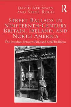 street ballads in nineteenth-century britain, ireland, and north america imagen de la portada del libro