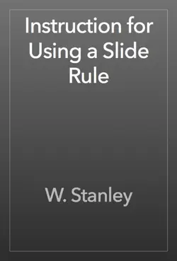 instruction for using a slide rule book cover image