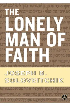 the lonely man of faith book cover image