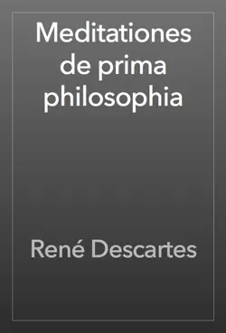 meditationes de prima philosophia book cover image