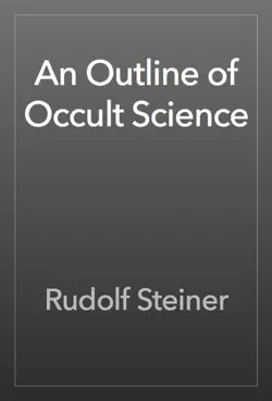 an outline of occult science imagen de la portada del libro