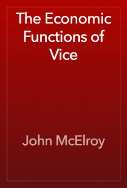 the economic functions of vice book cover image