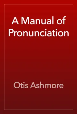 a manual of pronunciation book cover image