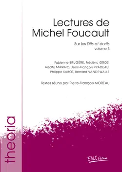 lectures de michel foucault. volume 3 book cover image