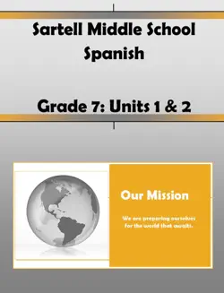 7th grade spanish book cover image