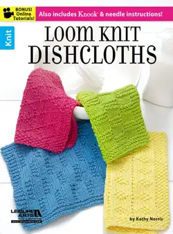 loom knit dishcloths book cover image
