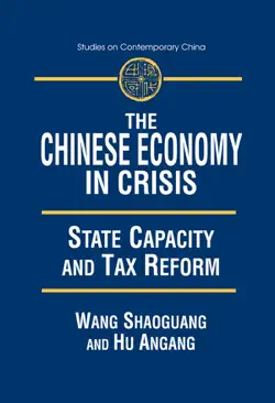 the chinese economy in crisis book cover image