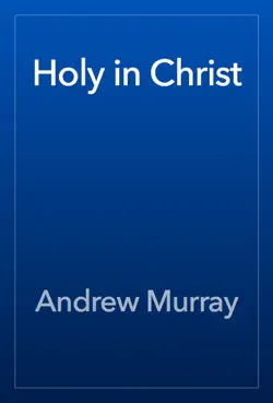 holy in christ book cover image