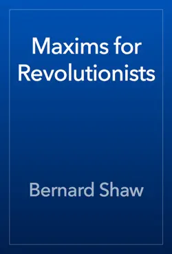 maxims for revolutionists book cover image