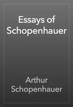 essays of schopenhauer book cover image