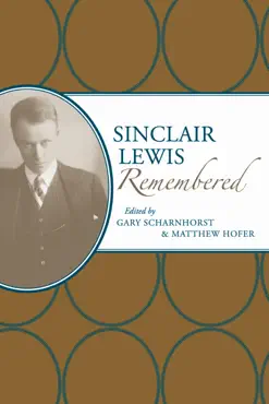 sinclair lewis remembered book cover image