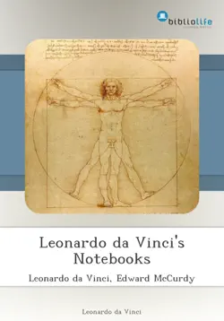 leonardo da vinci's notebooks book cover image