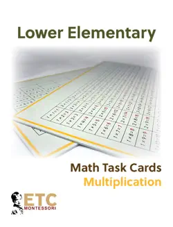 lower elementary math task cards - multiplication book cover image