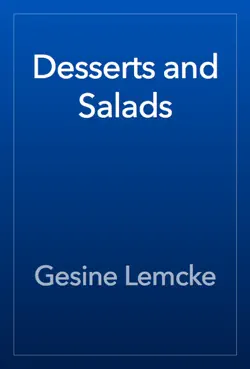 desserts and salads book cover image