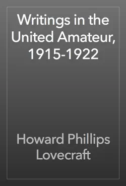 writings in the united amateur, 1915-1922 book cover image