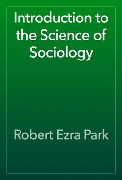 introduction to the science of sociology book cover image