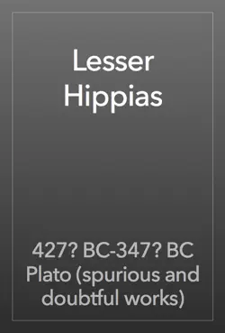 lesser hippias book cover image